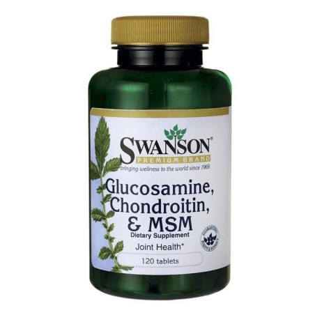 Glukozamina, Chondroityna & MSM 120tab.