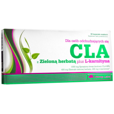 CLA z Zieloną Herbatą plus L-Karnityna 60kaps.