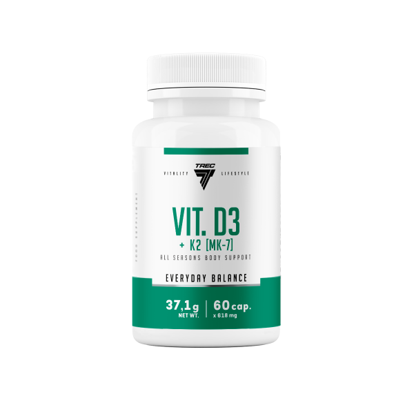 VITALITY LIFESTYLE Vit. D3 + K2 [MK-7] 60kaps.