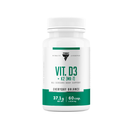VITALITY LIFESTYLE Vit. D3 + K2 [MK-7] 60kaps.