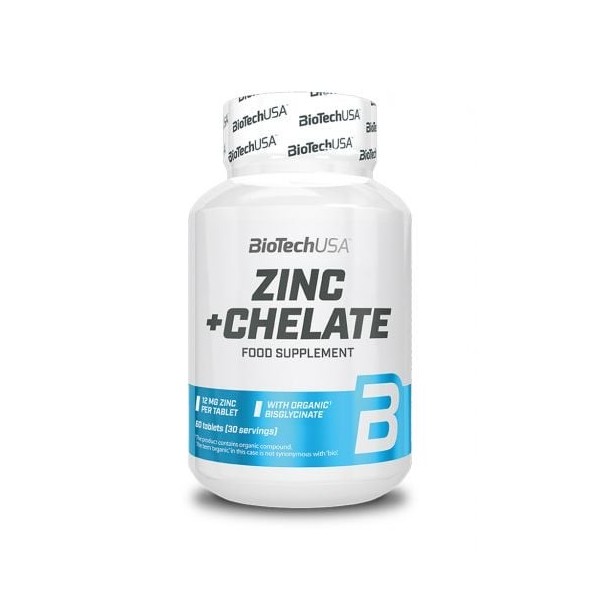 Zinc + Chelate 60tab. Zinc + Chelate 60tab.