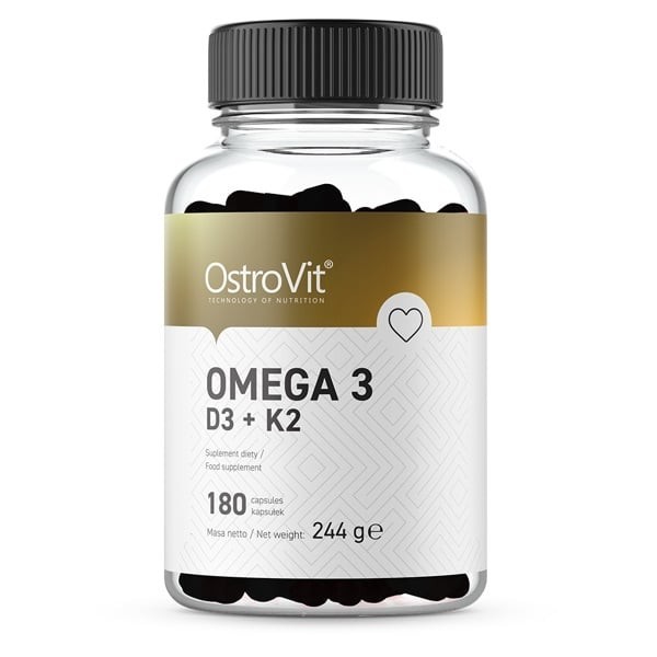 Omega 3 D3+K2 180kaps.