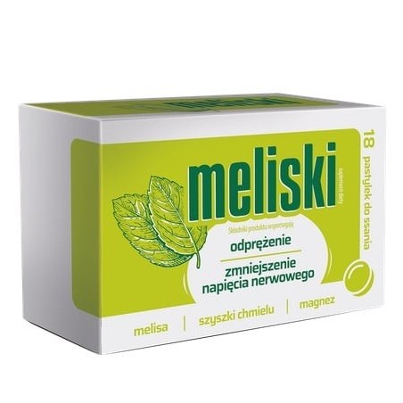 Meliski Pastylki do Ssania 18szt.