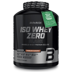 Iso Whey Zero Black - izolat białka z wysoką wartością biologiczną - 2270g