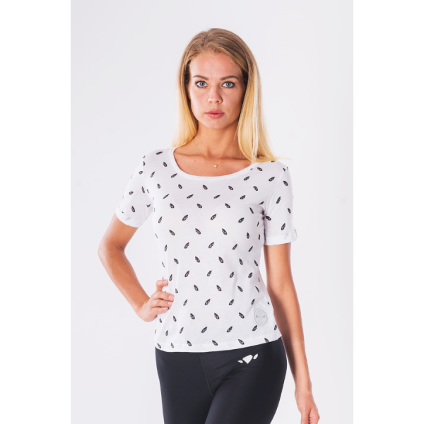 T-Shirt TrecGirl 007 Wings White T-Shirt TrecGirl 007 Wings White