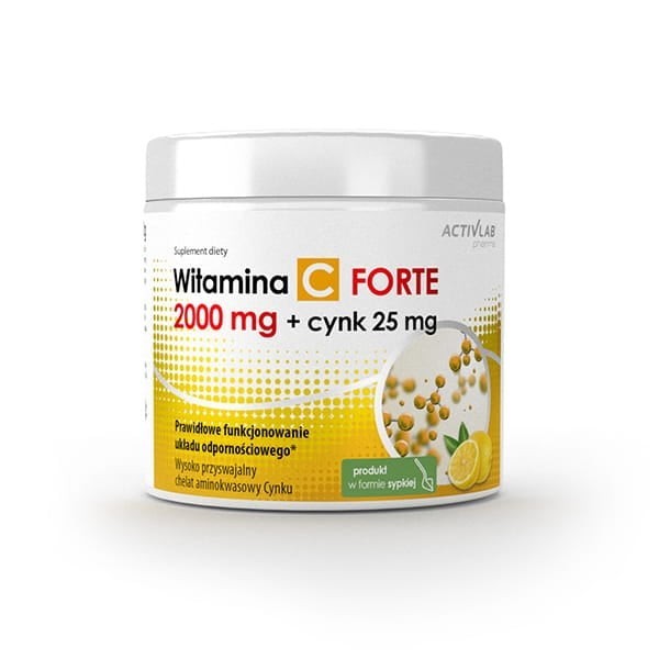 Pharma Witamina C 2000mg + Cynk 25mg 500g Pharma Witamina C 2000mg + Cynk 25mg 500g