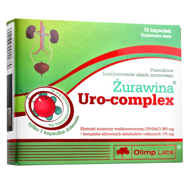 Żurawina Uro-Complex 15kaps. Żurawina Uro-Complex 15kaps.