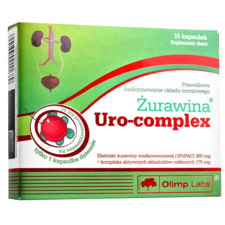 Żurawina Uro-Complex 15kaps.