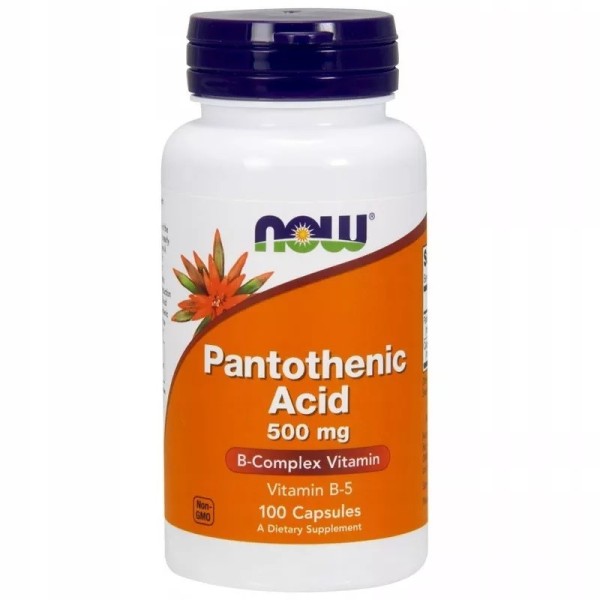 Pantothenic Acid 500mg 100kaps. Pantothenic Acid 500mg 100kaps.