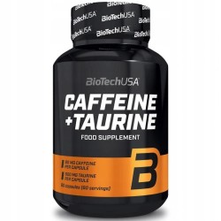 Caffeine + Taurine 60kaps. Wyprzedaż!