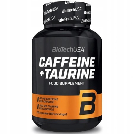 Caffeine + Taurine 60kaps. Wyprzedaż!
