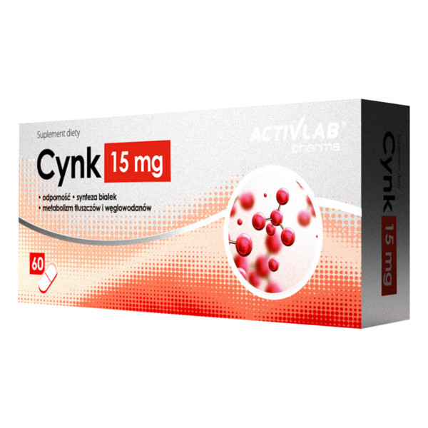 Cynk 15mg 60kaps. Cynk 15mg 60kaps.