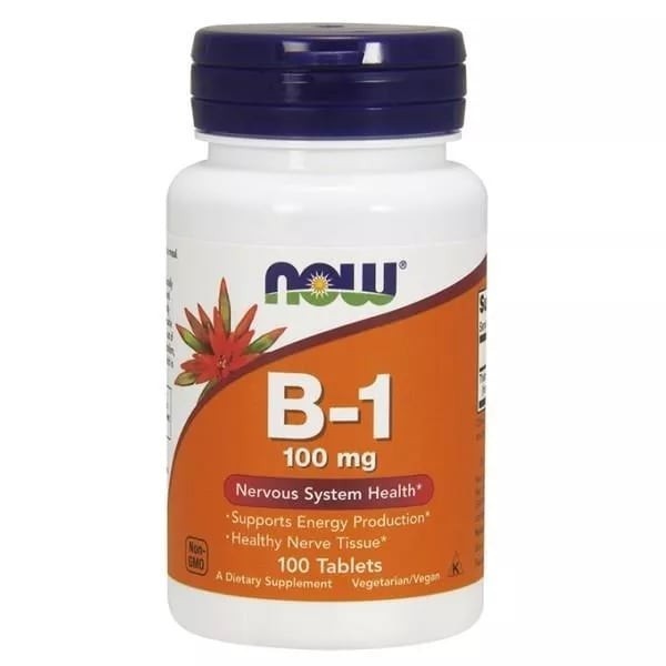 Vitamin B1 Thiamine 100mg 100tab.