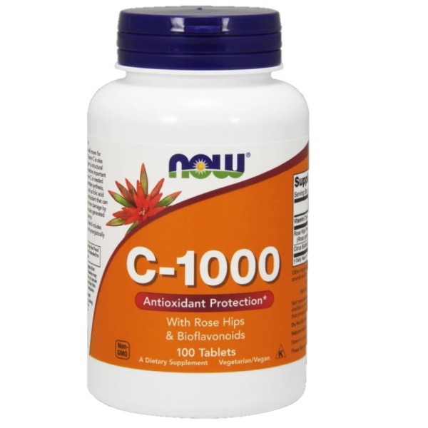 Vitamin C-1000 with Rose Hips & Bioflavonoids 100tab. Vitamin C-1000 with Rose Hips & Bioflavonoids 100tab.