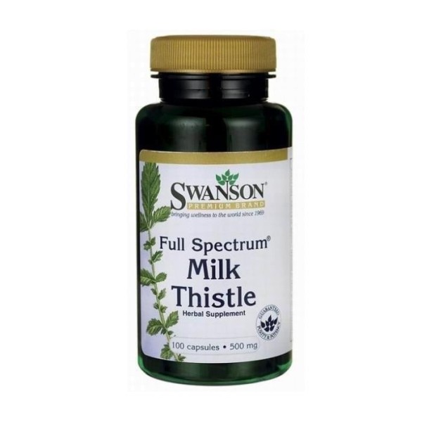 Full Spectrum Milk Thistle 500mg 100kaps. Full Spectrum Milk Thistle 500mg 100kaps.
