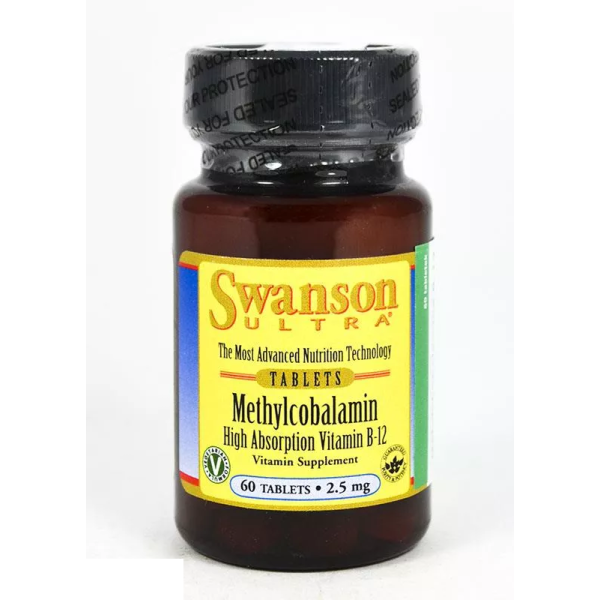 Methylcobalamin High Absorption Vitamin B12 2,5mg 60tab. do ssania Methylcobalamin High Absorption Vitamin B12 2,5mg 60tab. do ssania