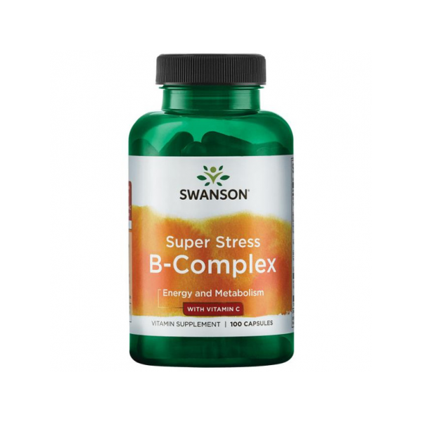 Super Stress B-Complex with Vitamin C 100kaps. Super Stress B-Complex with Vitamin C 100kaps.