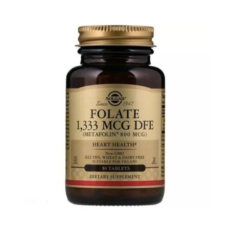 Folate 800mcg Metafolin 50tab.