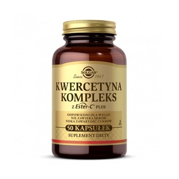 Kwercetyna Kompleks z Ester C Plus 50vkaps. Kwercetyna Kompleks z Ester C Plus 50vkaps.
