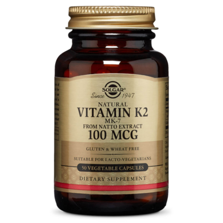 Natural Vitamin K2 MK-7 100mcg 50vkaps.