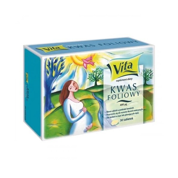 Vita Kwas Foliowy 30tab. Vita Kwas Foliowy 30tab.