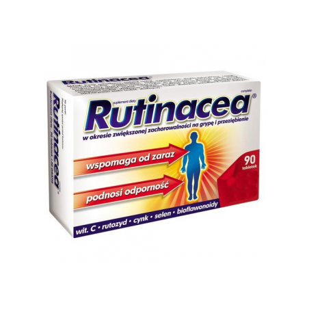 Rutinacea Complete - kwas L-askorbinowy i rutozyd - 90tab.