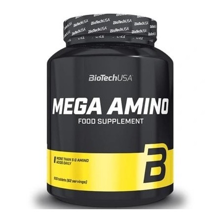 Mega Amino - aminokwasy w kapsułkach - 500tab.