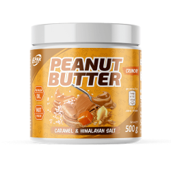 Peanut Butter Crunchy with Caramel & Himalayan Salt - masło orzechowe słony karmel -500g