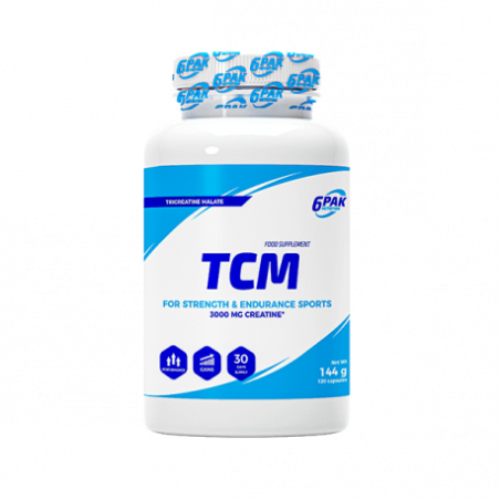 TCM - jabłczan kreatyny w kapsułkach - 120kaps.