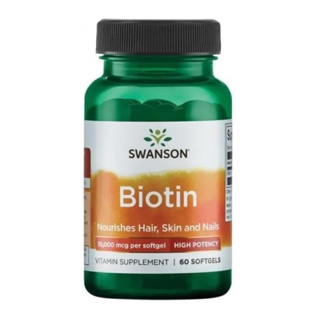 Biotin High Potency 10000mcg 60kaps.