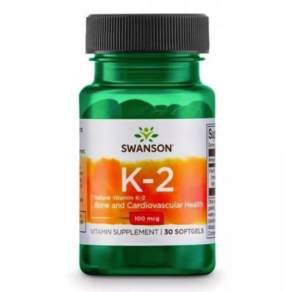 Vitamin K-2 Menaquinone-7 from Natto 100mcg 30kaps.