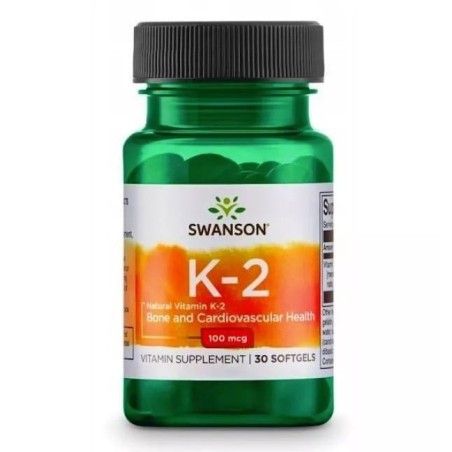 Vitamin K-2 Menaquinone-7 from Natto 100mcg 30kaps.