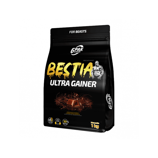 Bestia Ultra Gainer - gainer z białkiem WPC - 1000g Bestia Ultra Gainer - gainer z białkiem WPC - 1000g