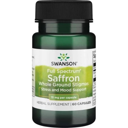 Full Spectrum Saffron 15mg 60kaps. Wyprzedaż!