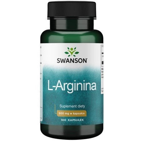 L-Arginine 500mg 100kaps.