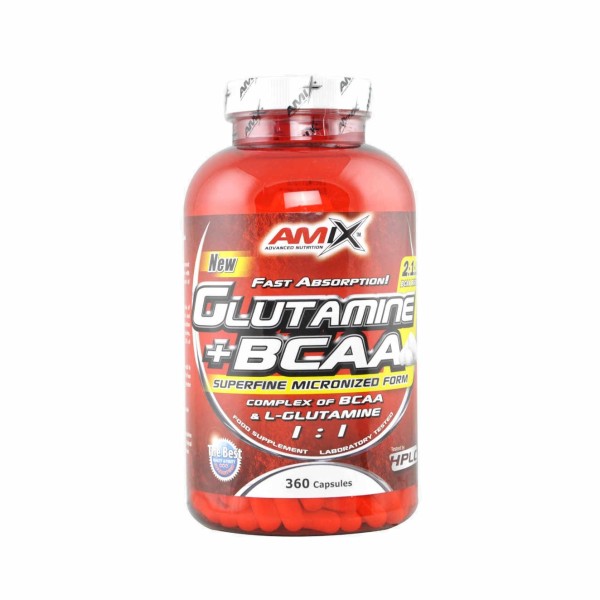 L-Glutamine + BCAA 360kaps. L-Glutamine + BCAA 360kaps.