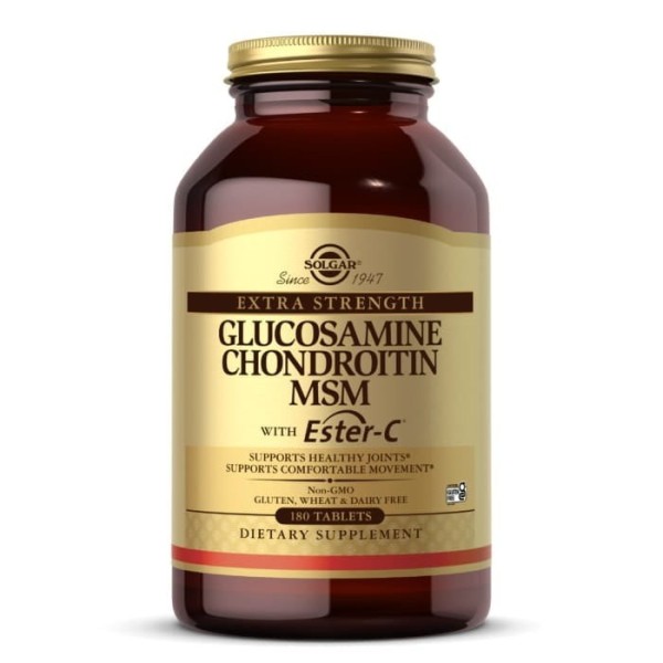 Glucosamine Chondroitin MSM Ester C 180tab. Glucosamine Chondroitin MSM Ester C 180tab.
