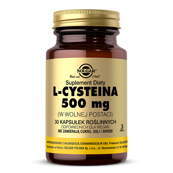 L-Cysteine 500mg 90kaps. L-Cysteine 500mg 90kaps.