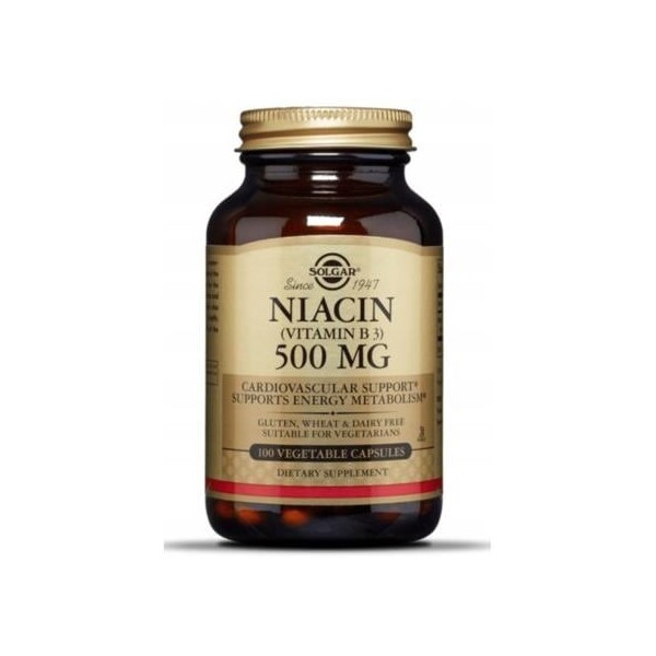 Niacin 500mg 100kaps. Niacin 500mg 100kaps.