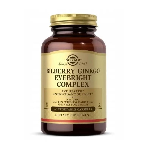 Bilberry Ginkgo Eyebright Complex 60kaps.