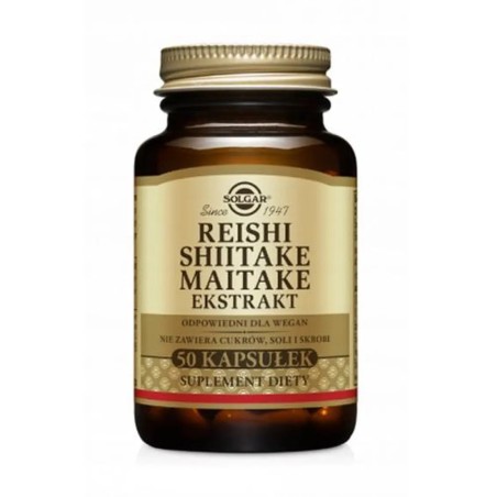 Reishi Shiitake Maitake Ekstrakty 50kaps.