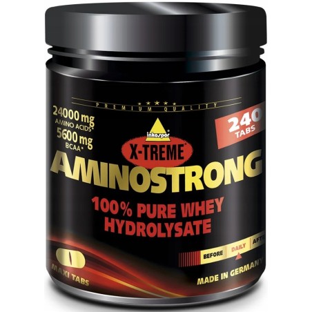 Aminostrong - aminokwasy z hydrolizatu białka - 240tab.