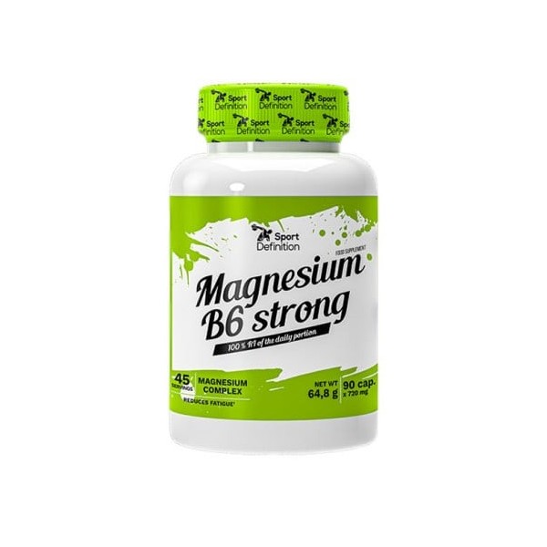 Magnesium B6 Strong 90kaps.