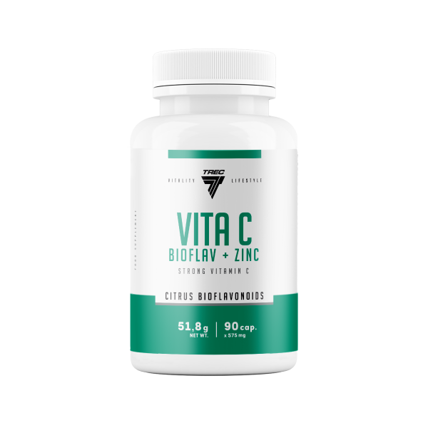 Vitality Vita C Bioflav + Zinc 90kaps.