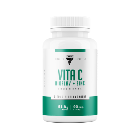 Vitality Vita C Bioflav + Zinc 90kaps.