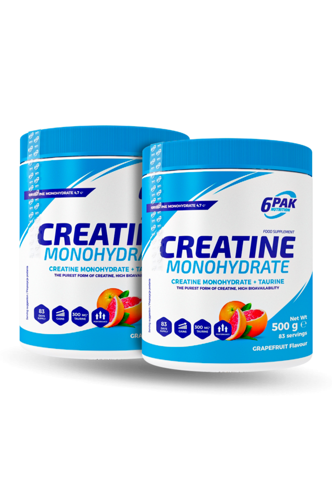 6PAK Nutrition Creatine Monohydrate - 300g Pulver Für Muskelmasse & Regeneration