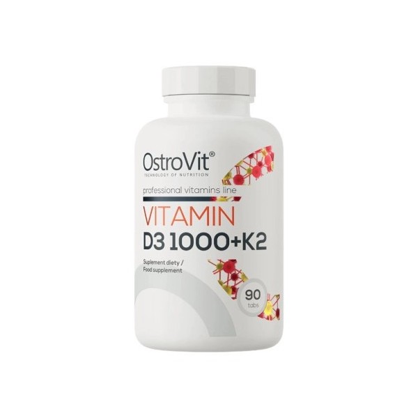 Vitamin D3 1000 + K2 90tab. Vitamin D3 1000 + K2 90tab.