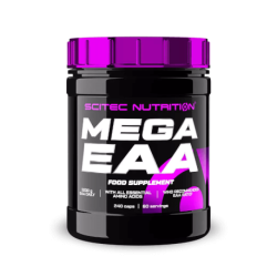 Mega EAA - aminokwasy EAA z dodatkiem BCAA - 240kaps.