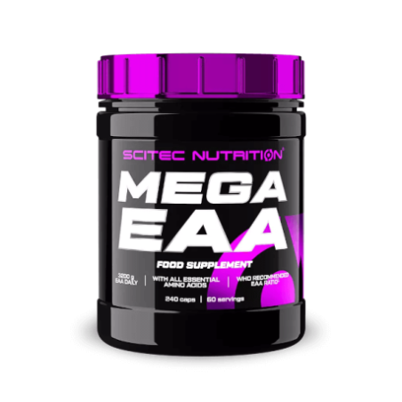 Mega EAA - aminokwasy EAA z dodatkiem BCAA - 240kaps.