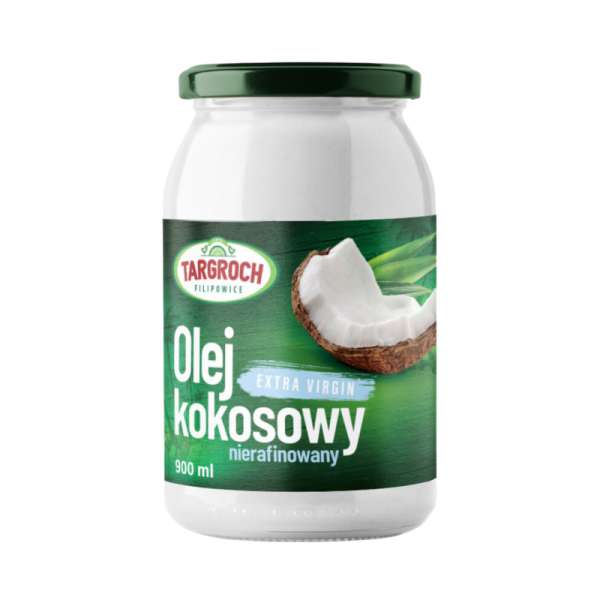 Olej Kokosowy Nierafinowany Extra 900ml Olej Kokosowy Nierafinowany Extra 900ml